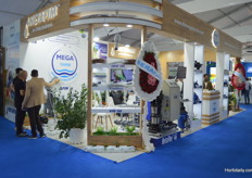 Netafim had two booths at the fair